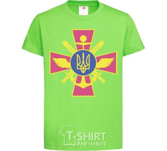 Kids T-shirt The Armed Forces of Ukraine orchid-green фото