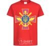 Kids T-shirt The Armed Forces of Ukraine red фото