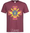 Men's T-Shirt The Armed Forces of Ukraine burgundy фото