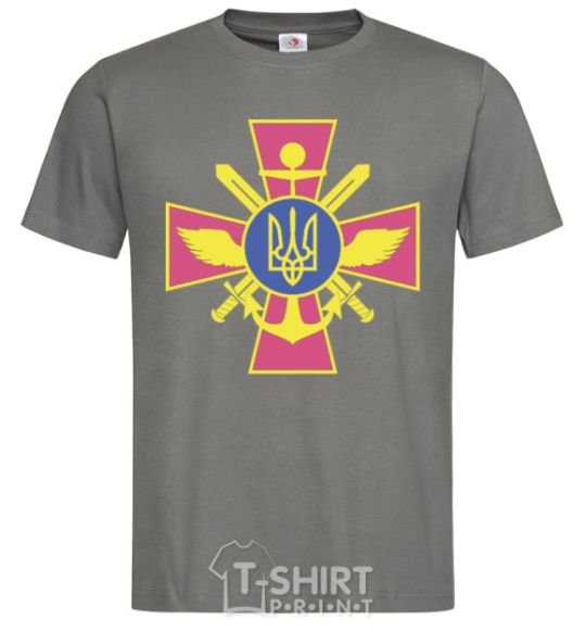 Men's T-Shirt The Armed Forces of Ukraine dark-grey фото