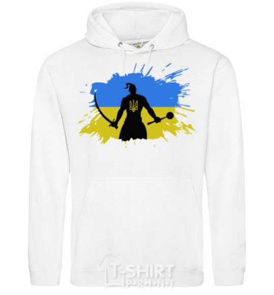 Men`s hoodie Kozak White фото