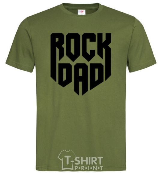 Men's T-Shirt Rock dad millennial-khaki фото