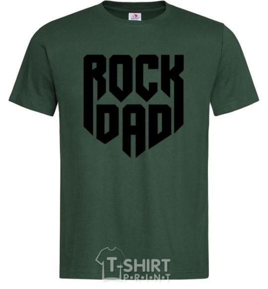 Мужская футболка Rock dad Темно-зеленый фото