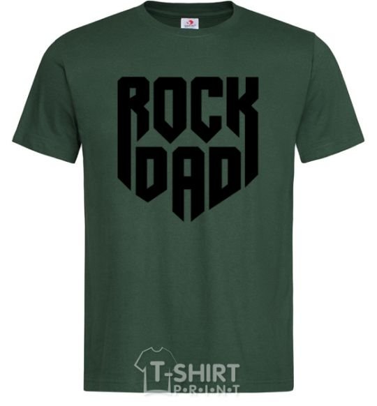 Men's T-Shirt Rock dad bottle-green фото