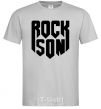 Мужская футболка Rock son Серый фото