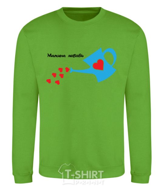 Sweatshirt A mother's love orchid-green фото