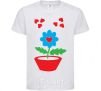 Kids T-shirt Love White фото