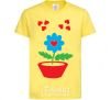 Kids T-shirt Love cornsilk фото