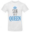 Men's T-Shirt Son of a queen White фото