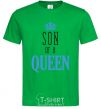 Men's T-Shirt Son of a queen kelly-green фото