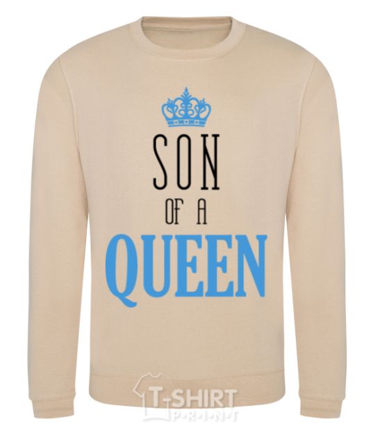 Sweatshirt Son of a queen sand фото