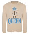 Sweatshirt Son of a queen sand фото