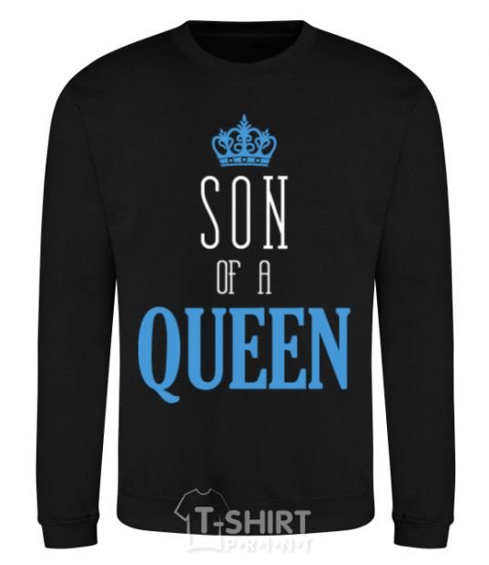 Sweatshirt Son of a queen black фото