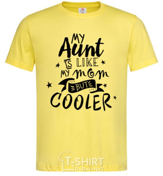 Мужская футболка My ant is like my mom but cooler Лимонный фото