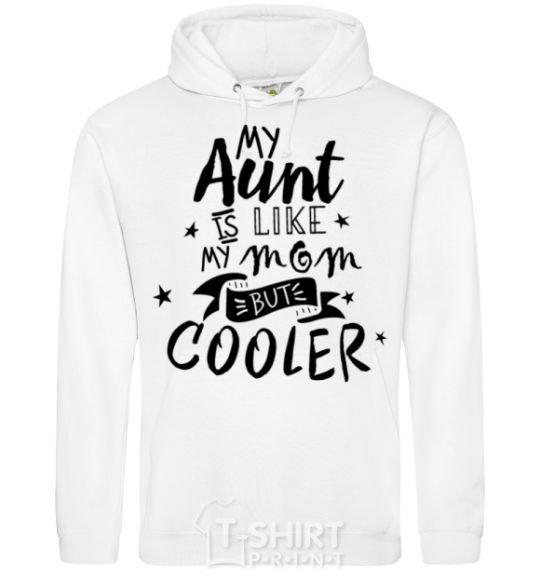 Men`s hoodie My ant is like my mom but cooler White фото