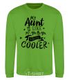 Sweatshirt My ant is like my mom but cooler orchid-green фото