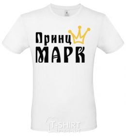 Men's T-Shirt Prince White фото