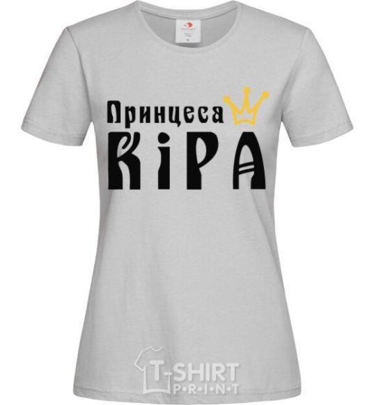 Women's T-shirt Princess grey фото