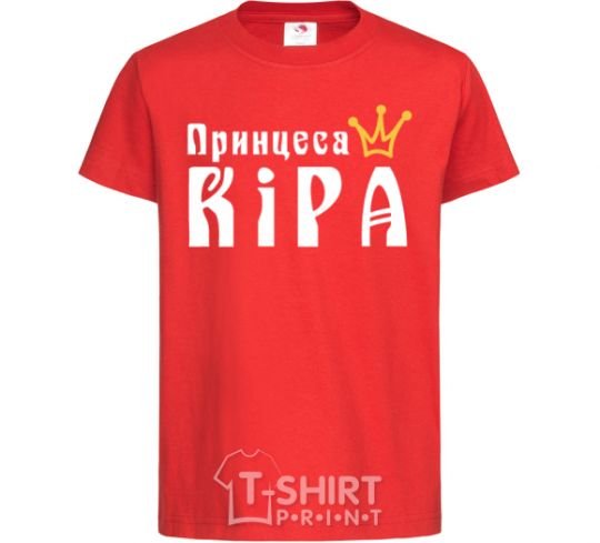 Kids T-shirt Princess red фото