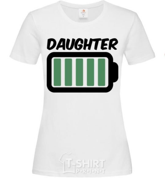 Женская футболка Daughter V.1 Белый фото