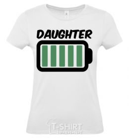Women's T-shirt Daughter V.1 White фото