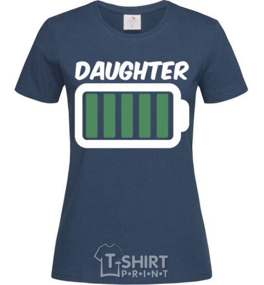 Женская футболка Daughter V.1 Темно-синий фото