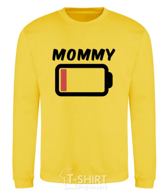 Sweatshirt Mommy yellow фото