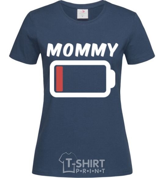 Женская футболка Mommy Темно-синий фото