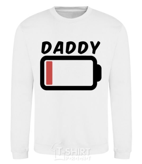 Sweatshirt Daddy V.1 White фото