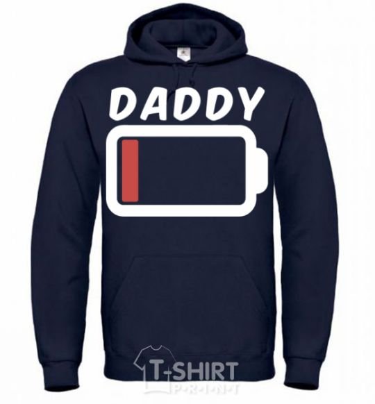 Men`s hoodie Daddy V.1 navy-blue фото