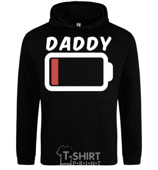 Men`s hoodie Daddy V.1 black фото