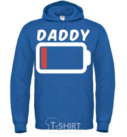 Men`s hoodie Daddy V.1 royal фото