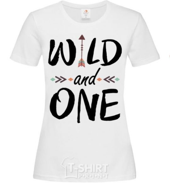 Women's T-shirt Wild one White фото