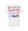 Men's T-Shirt When God made AUNTS He gave me the BEST White фото