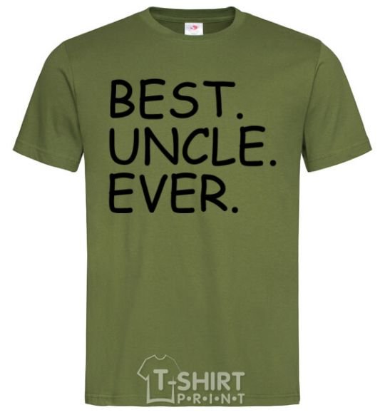 Men's T-Shirt Best uncle ever millennial-khaki фото