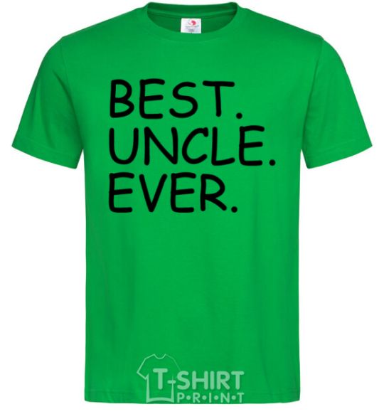 Men's T-Shirt Best uncle ever kelly-green фото