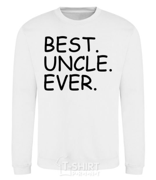 Sweatshirt Best uncle ever White фото