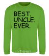 Sweatshirt Best uncle ever orchid-green фото