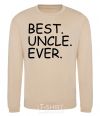 Sweatshirt Best uncle ever sand фото