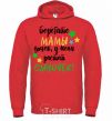 Men`s hoodie Take care moms of daughters, I have a little boy growing up bright-red фото