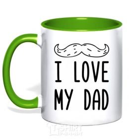 Mug with a colored handle