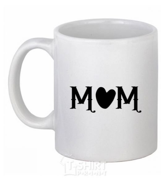 Чашка керамическая MOM Белый фото
