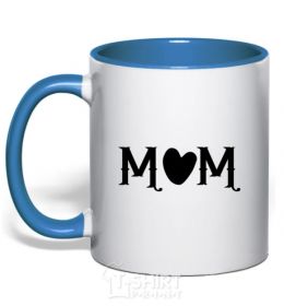 Mug with a colored handle