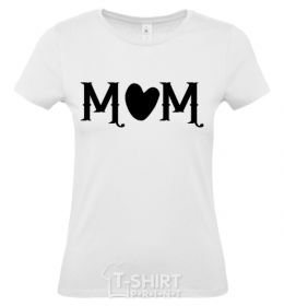 Women's T-shirt MOM White фото