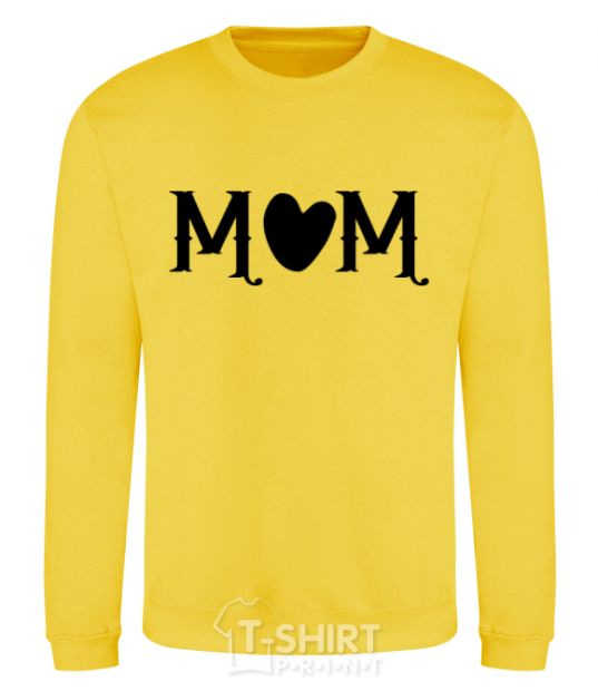 Sweatshirt MOM yellow фото