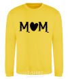 Sweatshirt MOM yellow фото