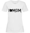 Women's T-shirt I love MOM Lovely White фото