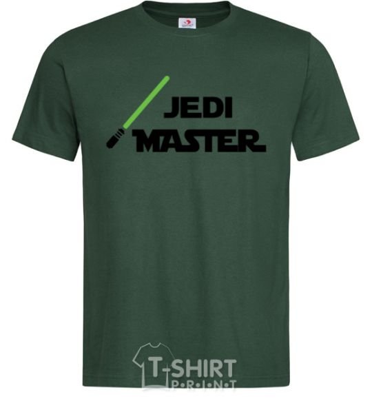 Мужская футболка Jedi Master Темно-зеленый фото