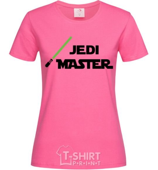 Women's T-shirt Jedi Master heliconia фото