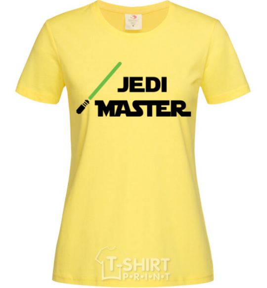 Women's T-shirt Jedi Master cornsilk фото